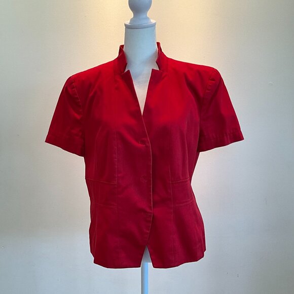 Worthington Stretch Top Red - Picture 1 of 5